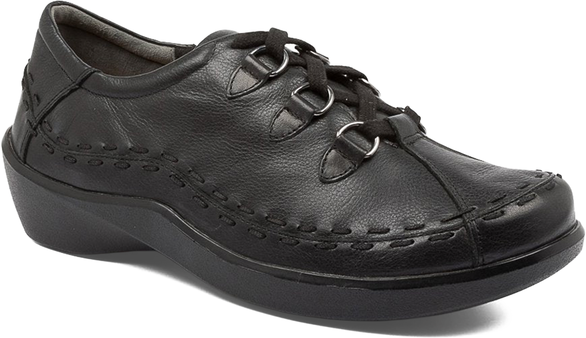 Womens Black Ziera Leather Allsorts-W 5.5 W