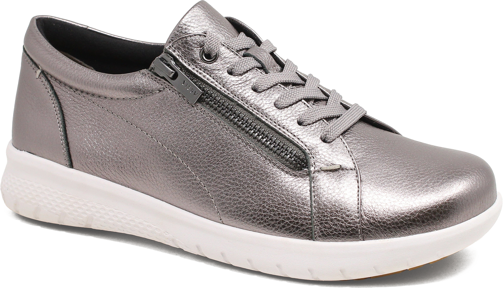 Women's ZIERA Solar-XF Shoe in Pewter-Misty Speckle Tumble Leather