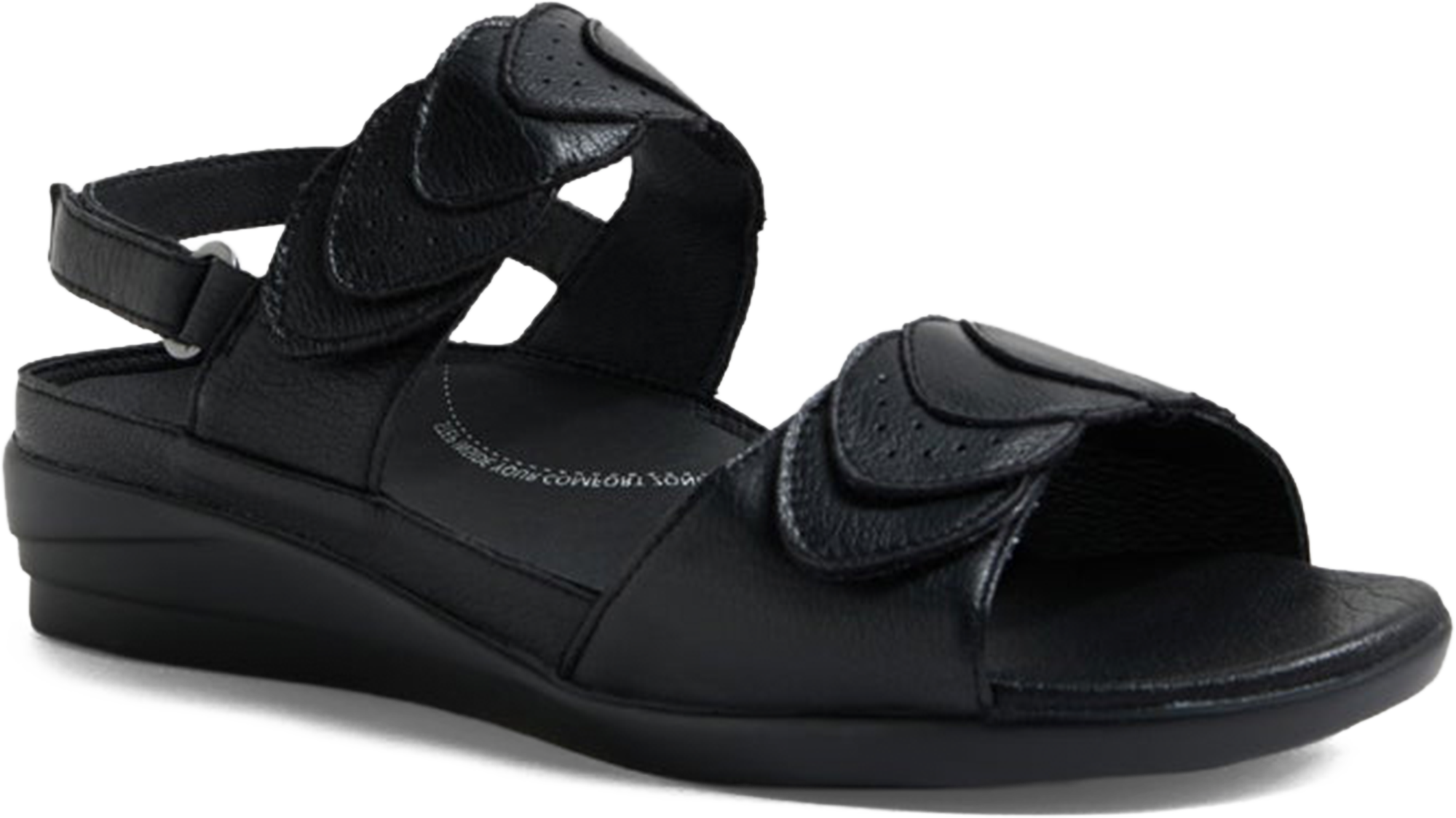 ビセラ Women's Ziera Dimone in Black Leather. SKU: ZR11206BLALE – Ziera