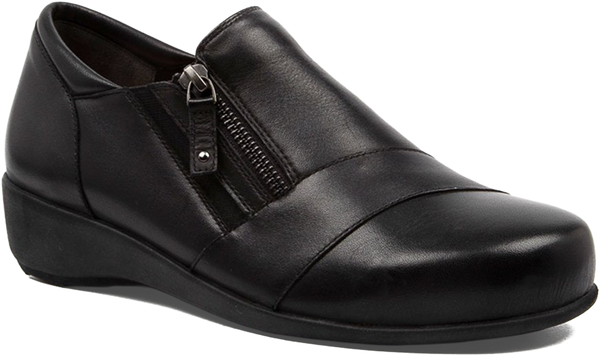 Women's Ziera Sage in Black Leather sku: ZR10036BLALE – Ziera Shoes US