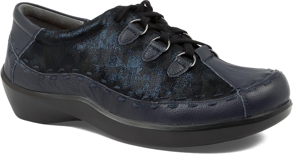 su--- 黒38 Women's Ziera Allsorts in Navy Swirl Leather sku: ZR10207DG8HG