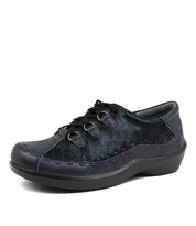 Women's Ziera Allsorts in Navy Swirl Leather sku: ZR10207DG8HG