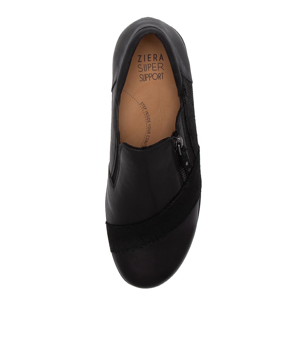 Women's Ziera Footwear style name Sage in Black-Black