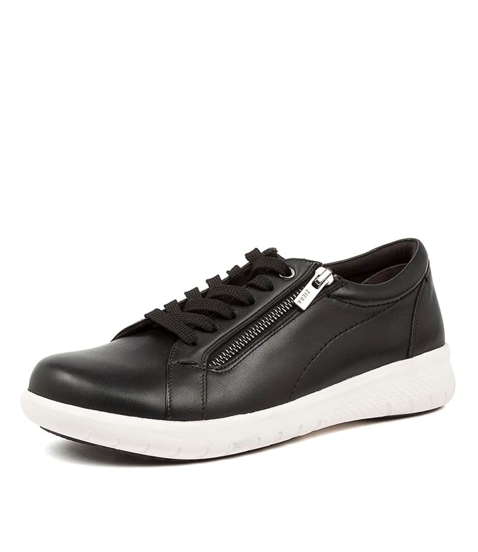 Women's Ziera Solar in Black Leather sku: ZR10058BLALE