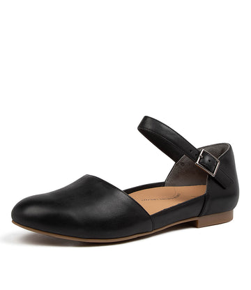Quarter view Women's Ziera Footwear style name Cavalcade-Xf in Black Leather. Sku: ZR10498BLALE
