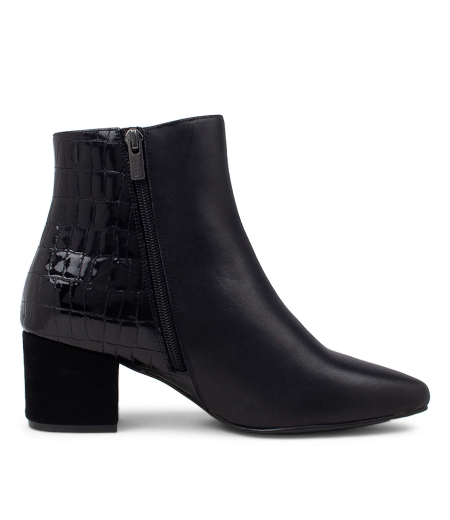 Women's Shoe, Brand Ziera  in  in Black Mix shoe image inside view